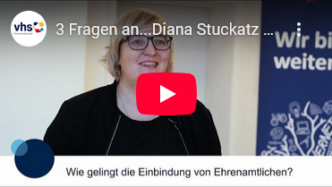 YouTube-Video „3 Fragen an... Diana Stuckatz zum vhs-Lerntreff in Berlin Pankow“